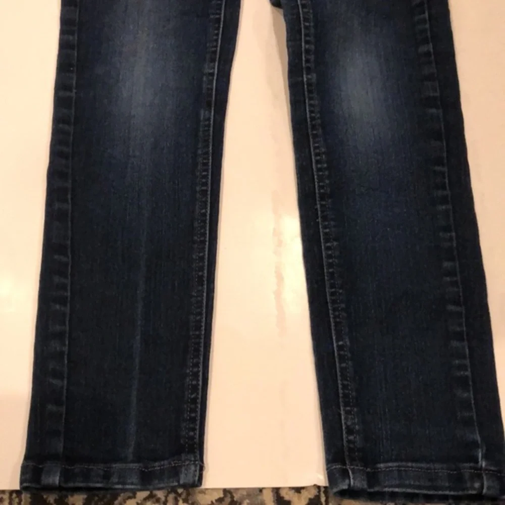 Justice pull on drawstring‎ jeans size 10R girls. K#7
